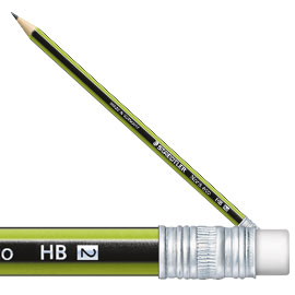 Harilik pliiats HB Wopex Noris Eco kustutuskummiga, Staedtler /12 EOL