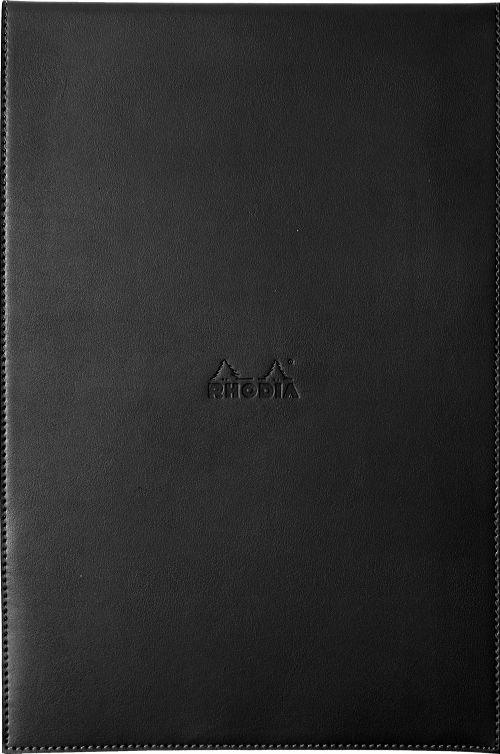 Kirjaplokk A4/160l ruut, must,80g, kunstnahast kaaned, Clairefontaine