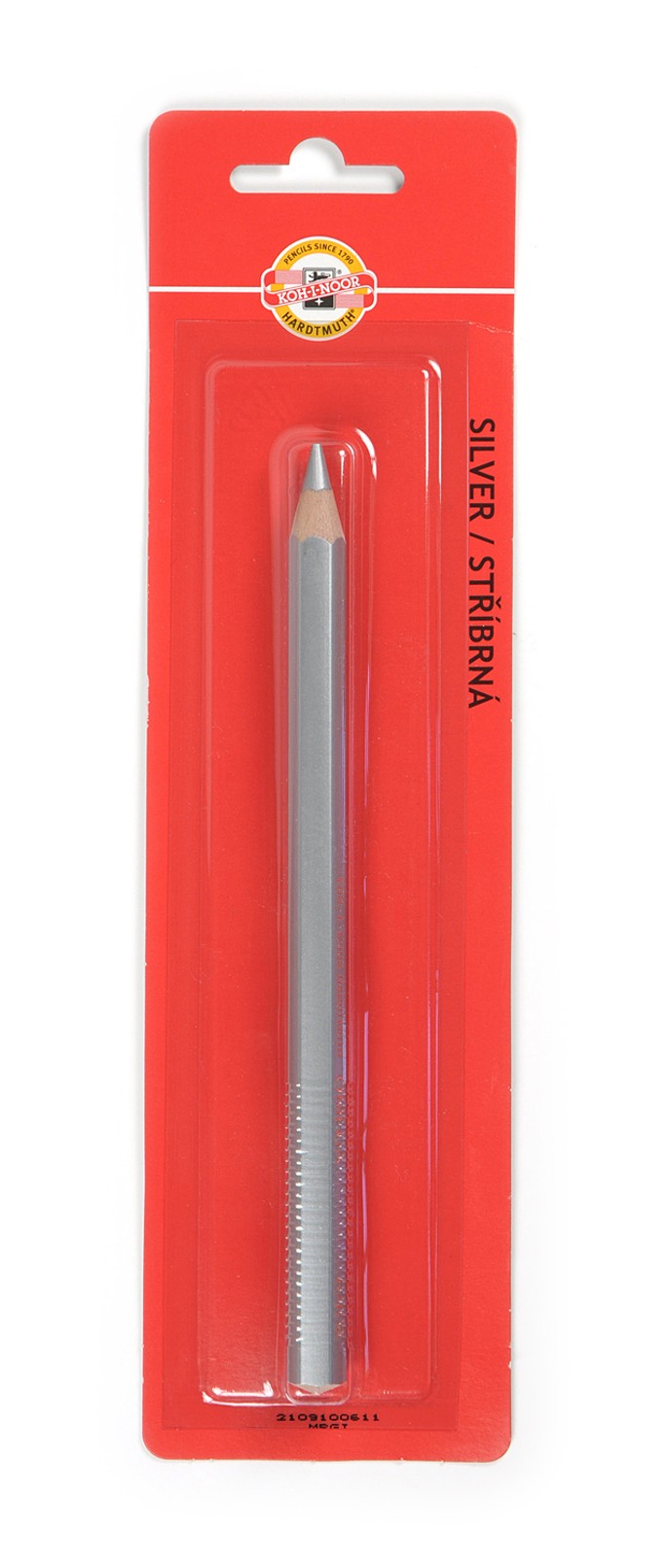 Värvipliiats Super Jumbo hõbe, blistris, Staedtler