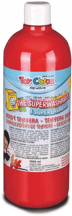 Guaššvärv 1000ml punane, Toy Color /12