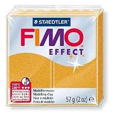 Polümeersavi Effect 57g kuldne metallik, Fimo /6