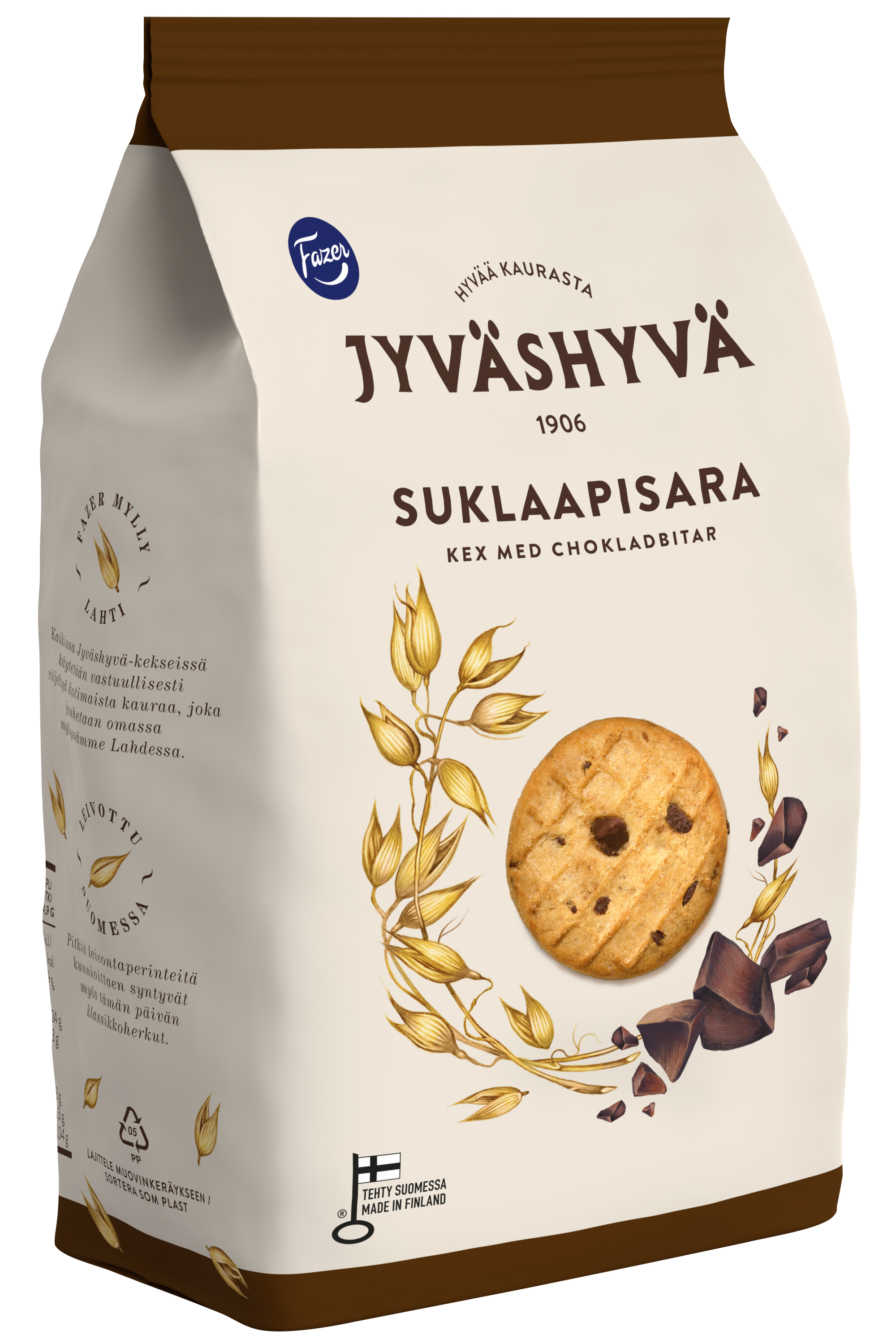 Küpsis Jyvashyvä Suklaa pisara 350g /9