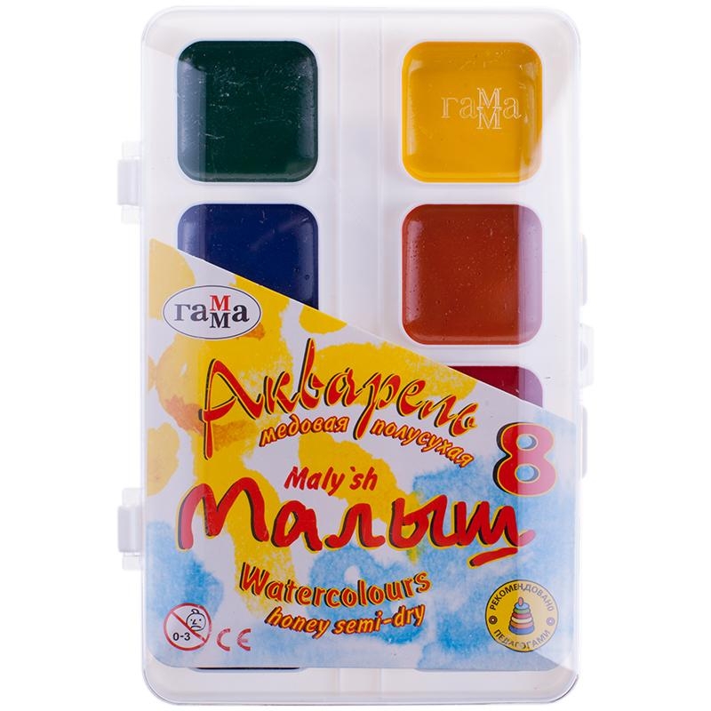 Vesivärvid 8 värvi, Gamma /42