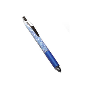 Geelpliiats lülitiga EnerGel 0,7mm Kawaii sinised lilled sinine, Pentel /12