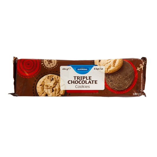 Küpsis Merba kolme sokolaadiga 180gr/11 