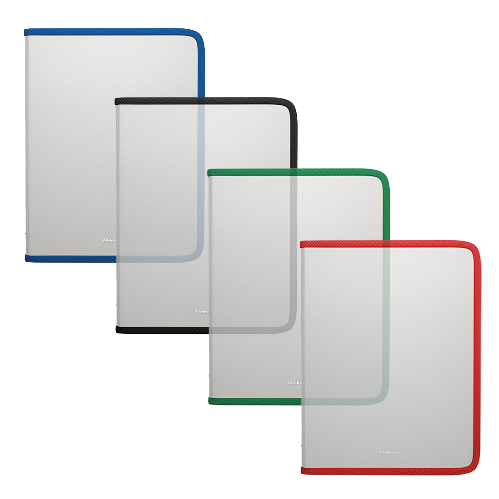 Plastmapp tõmblukuga A5 Diagonal Clear värvivalik, Erich Krause /4/40