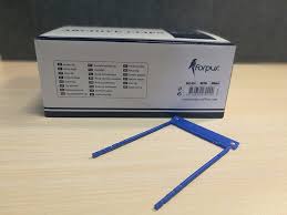 Arhiiviklamber metalliga, punane/sinine Forpus/100/12