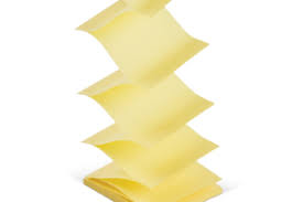 Märkmepaber liimiga Z-note 100lehte 75x75mm kollane /12