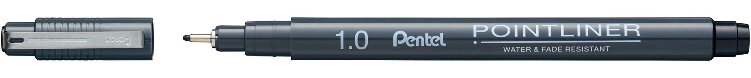 Tindipliiats Pointliner 1,0mm must, Pentel /12