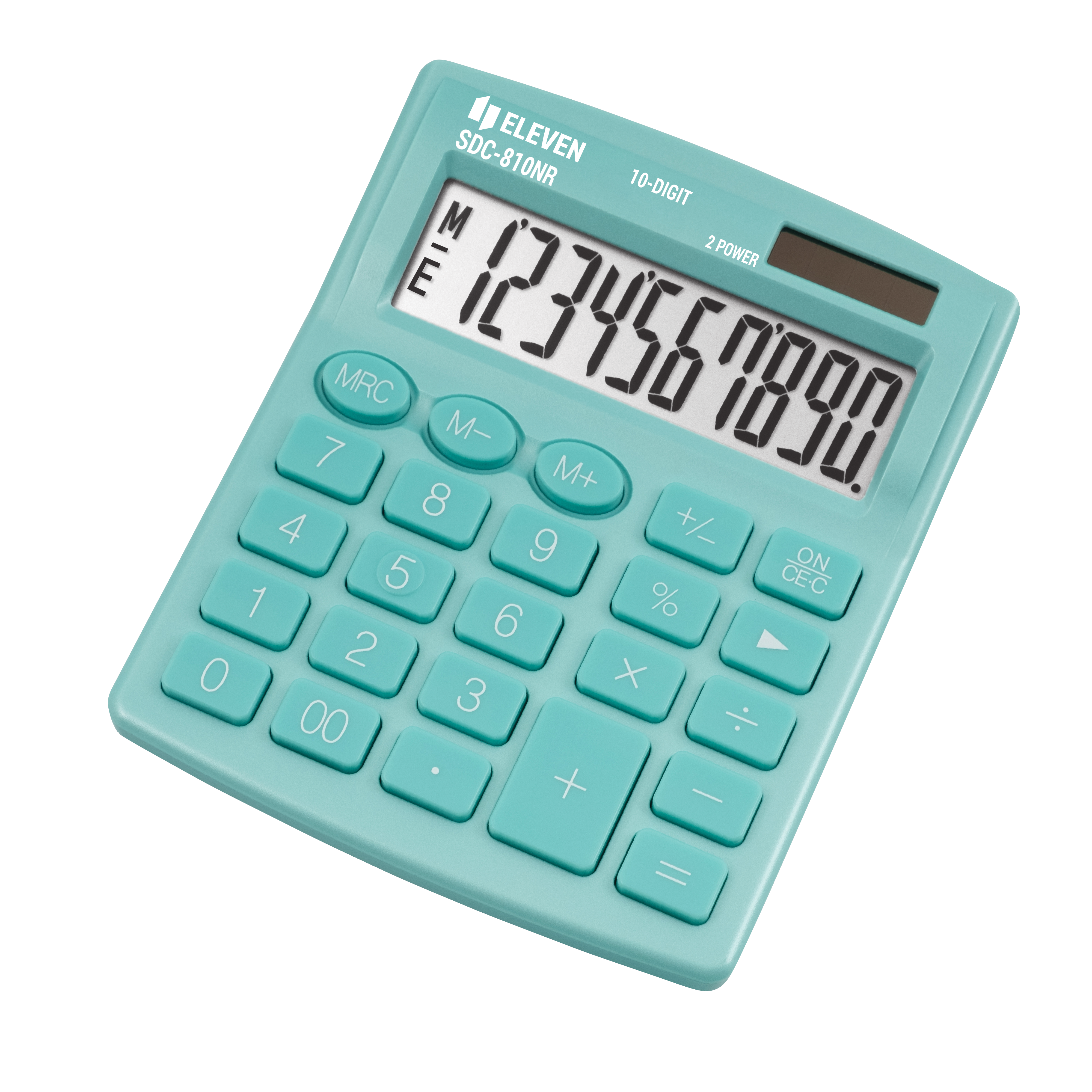 Kalkulaator Eleven SDC-810NR lauale roheline  10/120