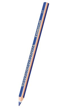 Värvipliiats kolmetahuline Jumbo sinine, Staedtler/12