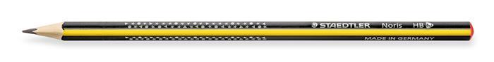 Harilik pliiats HB Wopex Noris kolmetahuline kollane/must, Staedtler /12