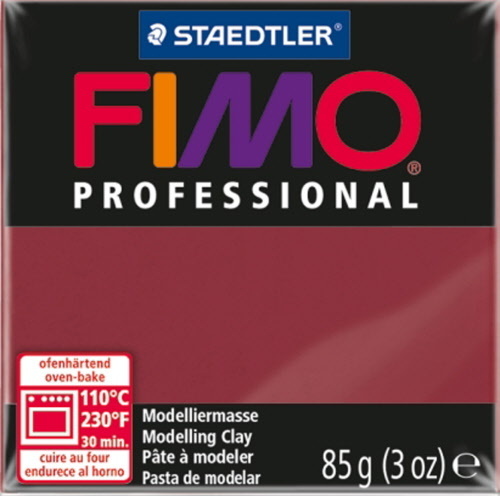 Polümeersavi Professional 85g bordoo, Fimo /4