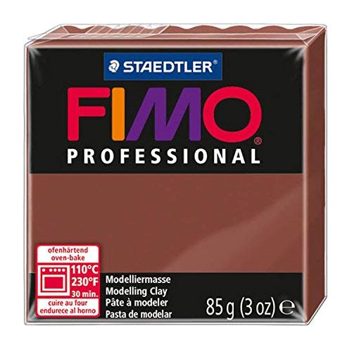 Polümeersavi Professional 85g pruun, Fimo /4