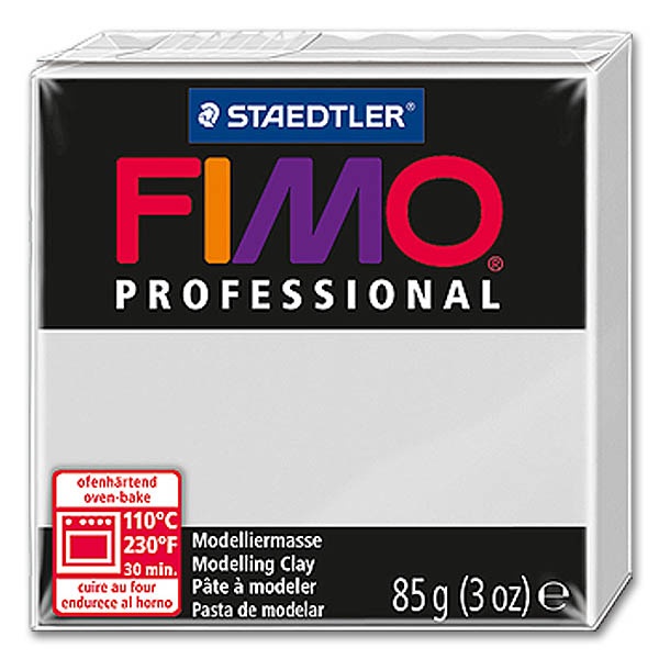 Polümeersavi Professional 85g hall, Fimo /4