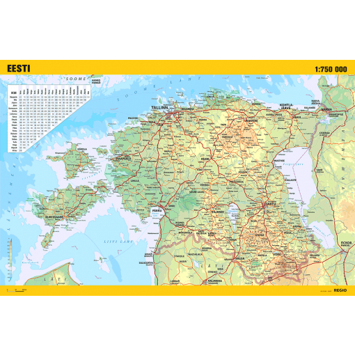 Lauamatt 40x60cm ''Eesti'' plastikust /5