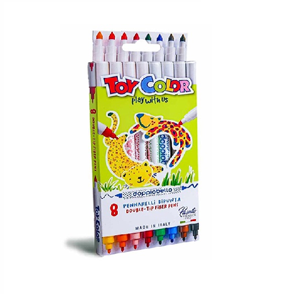 Viltpliiatsid 8v 2-otsaga Doppiobello, Toy Color /10