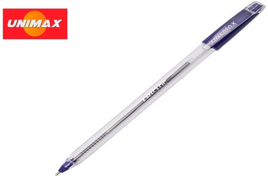 Pastapliiats Unomax Trio DC, läbipaistev korpus, 0,7mm sinine/50