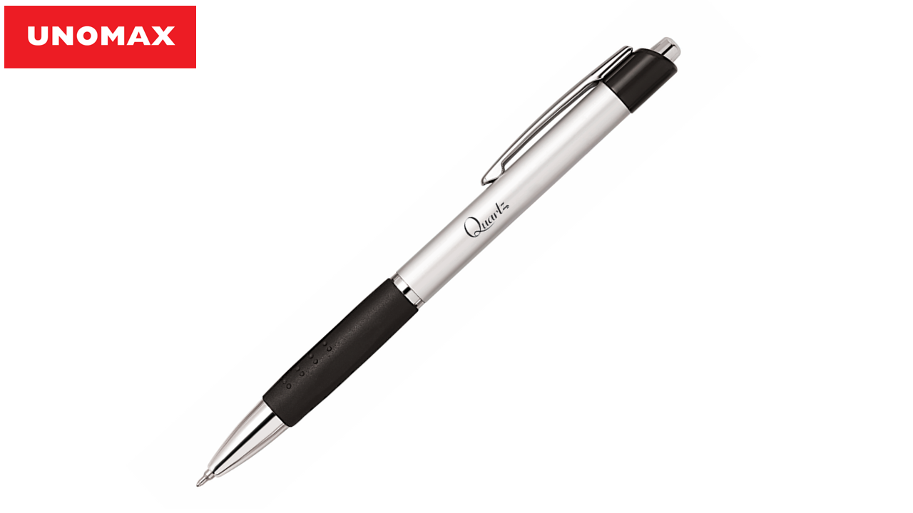 Pastapliiats lülitiga Quartz Classic silver RT 0,7mm sinine, Unomax /12