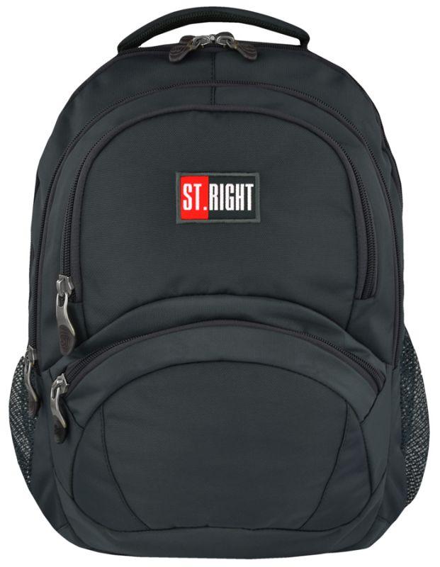 Seljakott 17" "Hall", ergonoomilise ventileeruvast materjalist seljatoestusega, St.Right