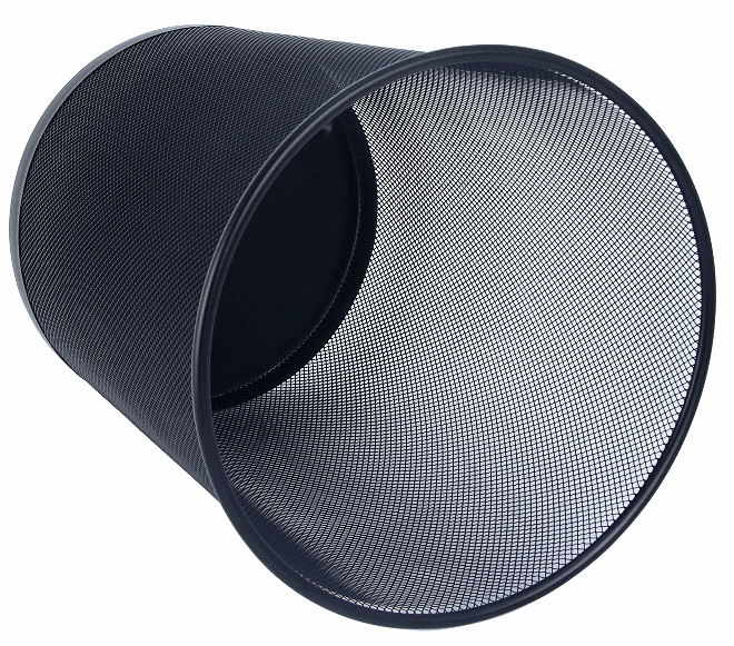 Paberikorv Wedo 18L metall sõrestik, must