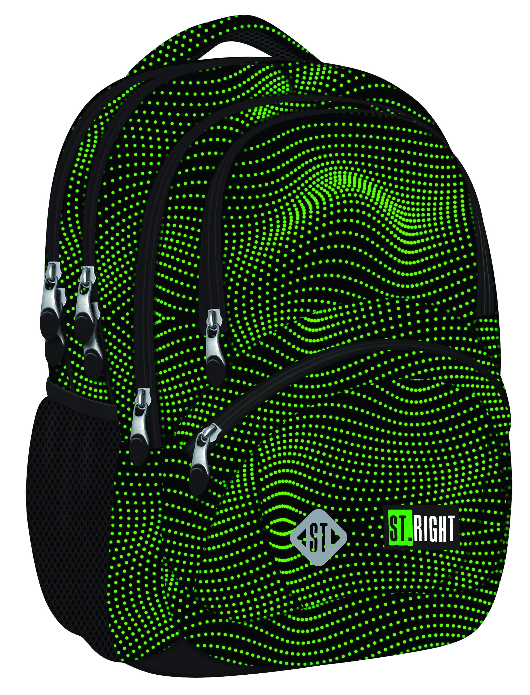 Koolikott/seljakott St.Right 17'' BP05 Green Halftone
