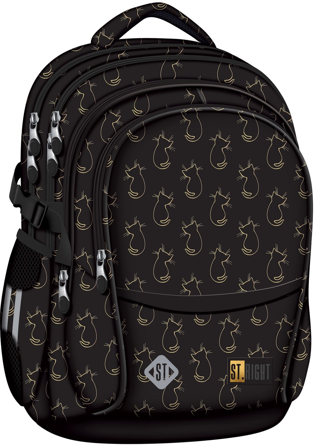 Koolikott/seljakott St.Right 17'' BP01 Golden Cats