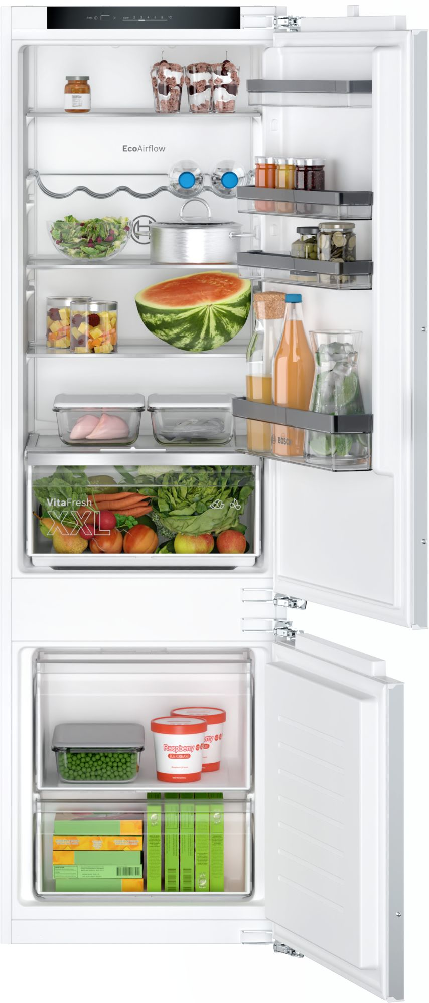 BOSCH Built-in Refrigerator KIV87VFE0, height 177.2 cm, 270l, Energy class E