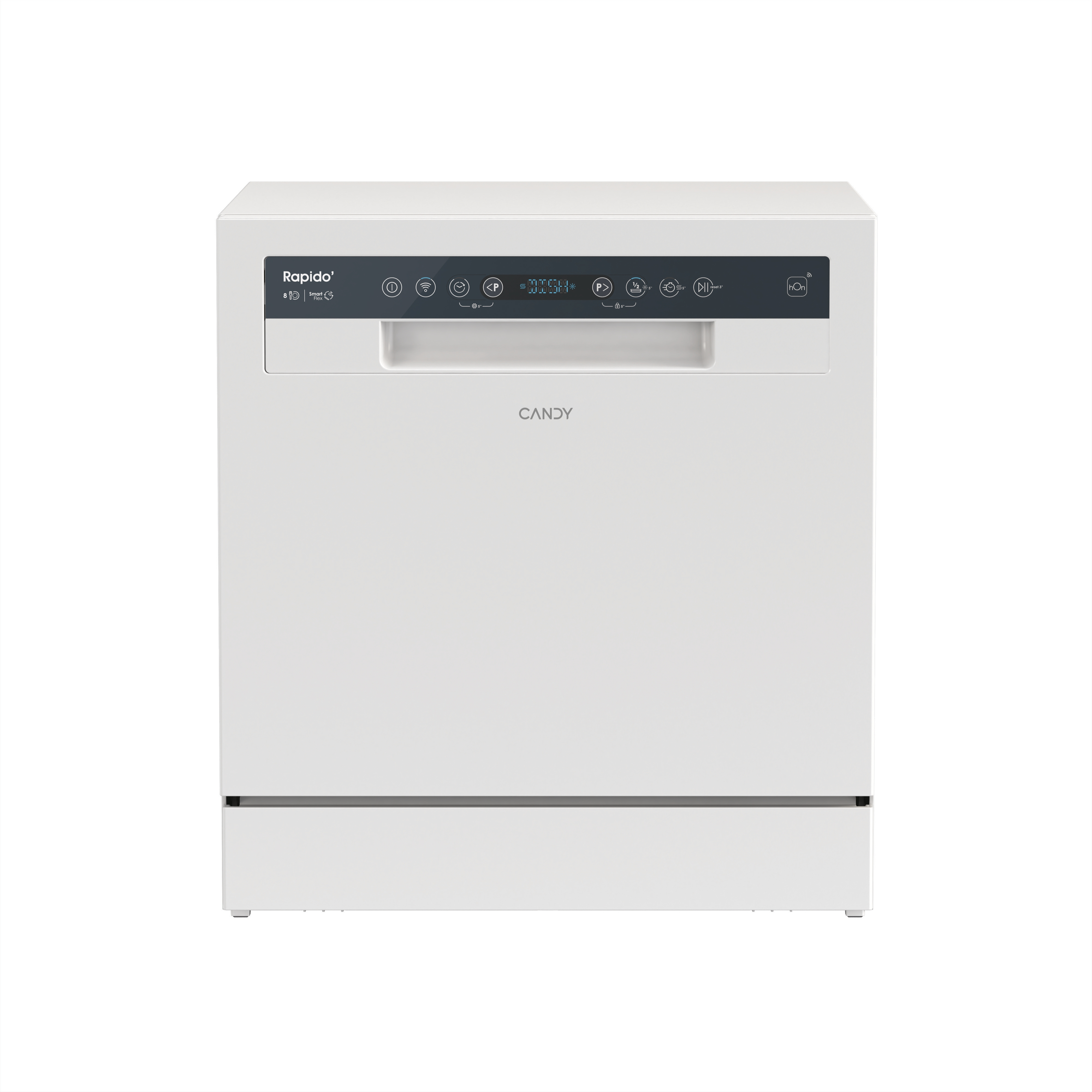 CANDY Table Top Dishwasher CP 8F9FFW, Width 55 cm, Energy class F, White