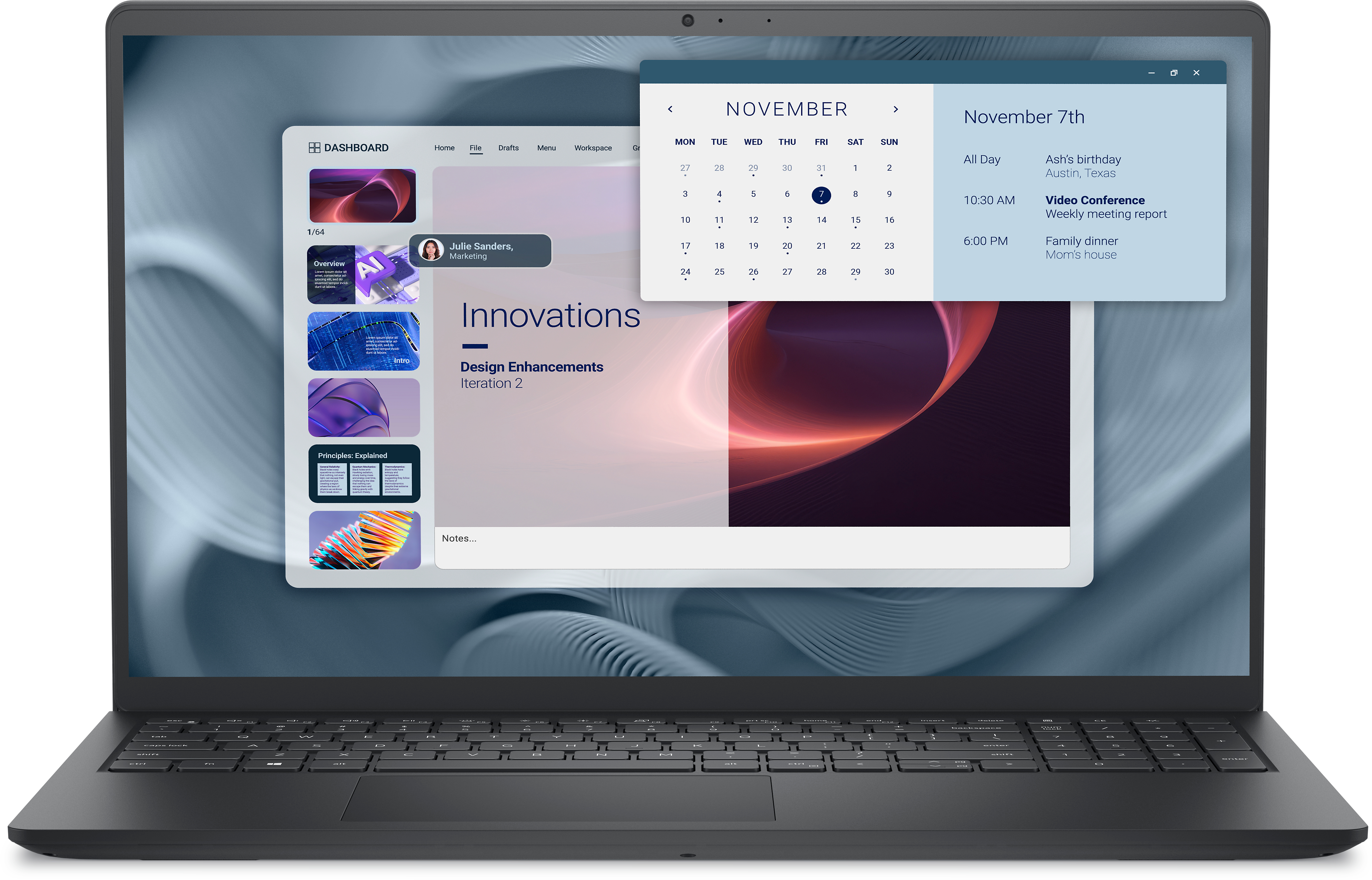 Dell Pro 15 Essential PV15250/ i3-100U/8GB/512GB SSD/15.6" FHD/FgrPr/WLAN + BT/ US Kb/Ubuntu/Carbon Black/3yrs Prosupport