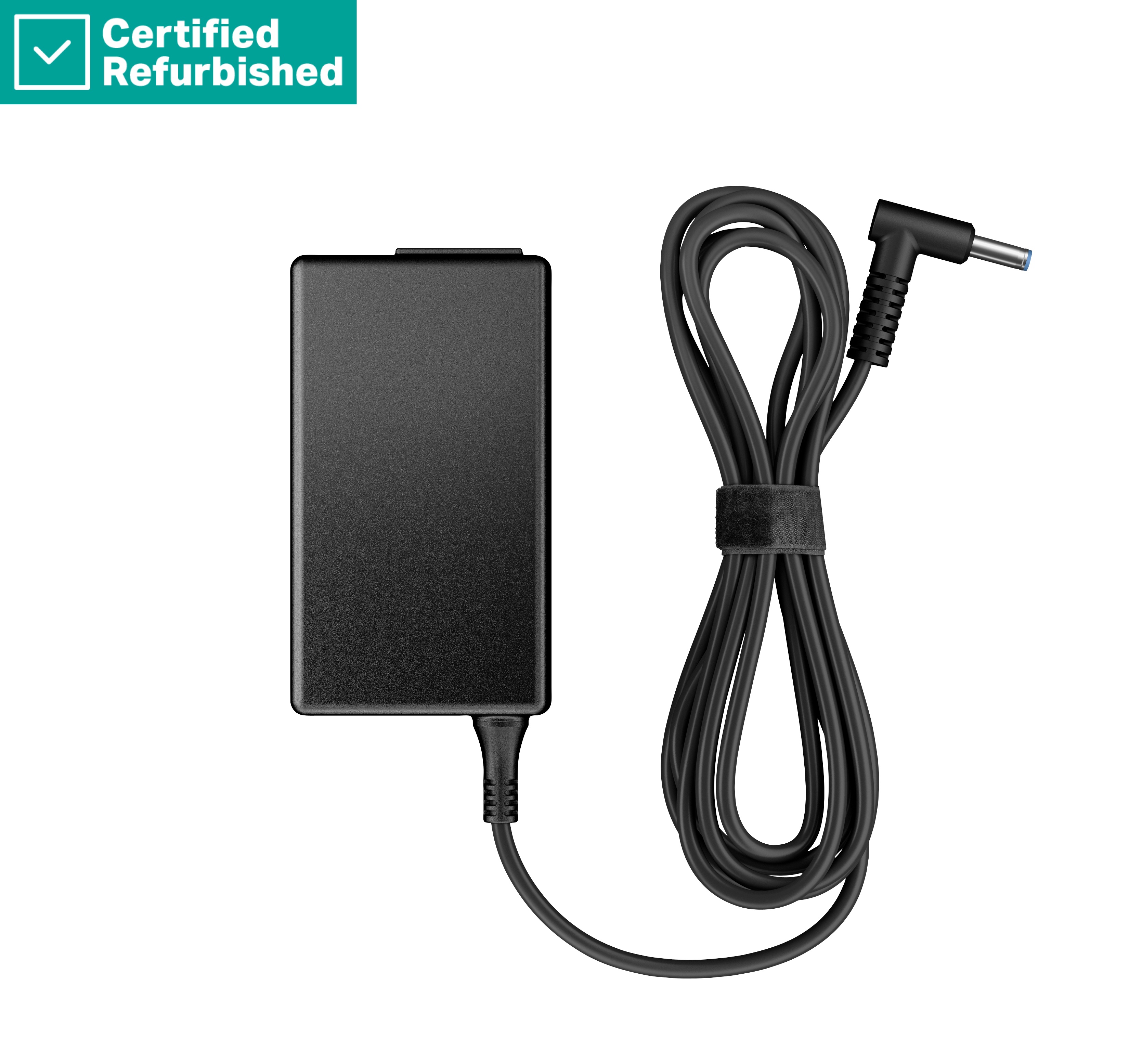 RENEW GOLD HP 65W Smart AC Power Adapter Notebook Charger 4.5mm barrel tip w/ 7.4mm dongle / fits HP 200-series, ProBook 400/600-series, EliteBook 700/800-series