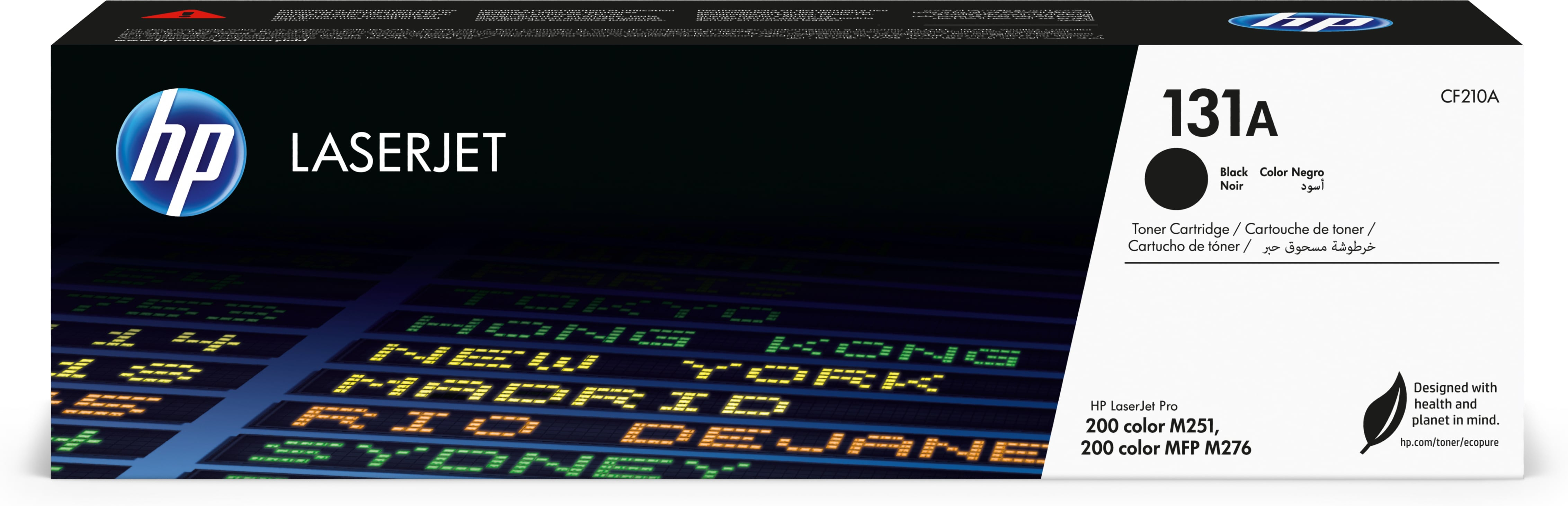 HP 131A Black Laser Toner Cartridge, 1520 pages, for HP LaserJet Pro 200 M276n, M276nw