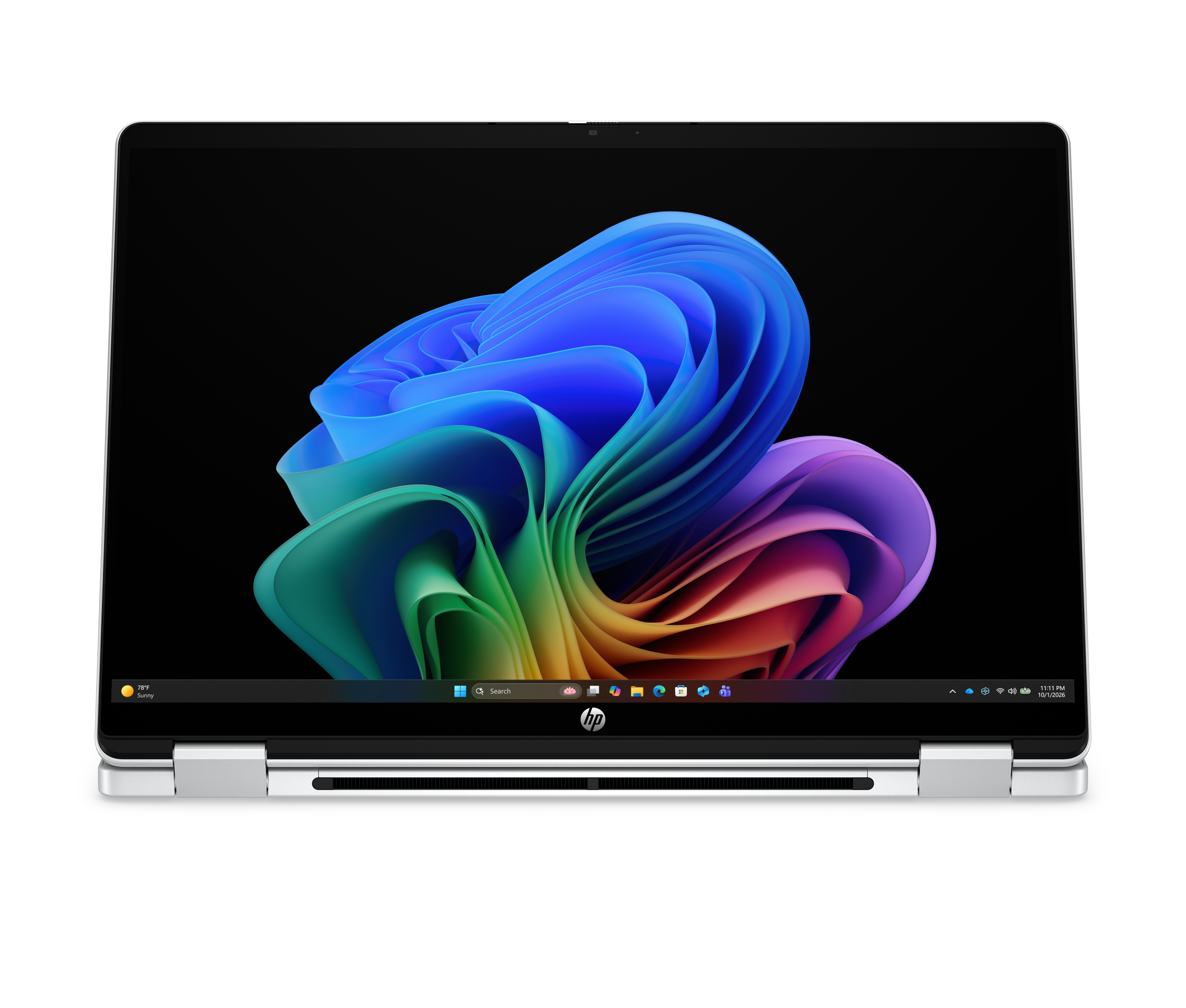 HP OmniBook 5 Flip NG AI 14-km0001nnx - Ultra 7 355, 32GB LPDDR5X 7467 on-board, 512GB , Touch/14.0 2K (1920x1200) OLED, Glacier Silver DF+ AI logo - 5MP IR TNR, Not Included 65W AC Adapter, Win 11 Home, 1 years
