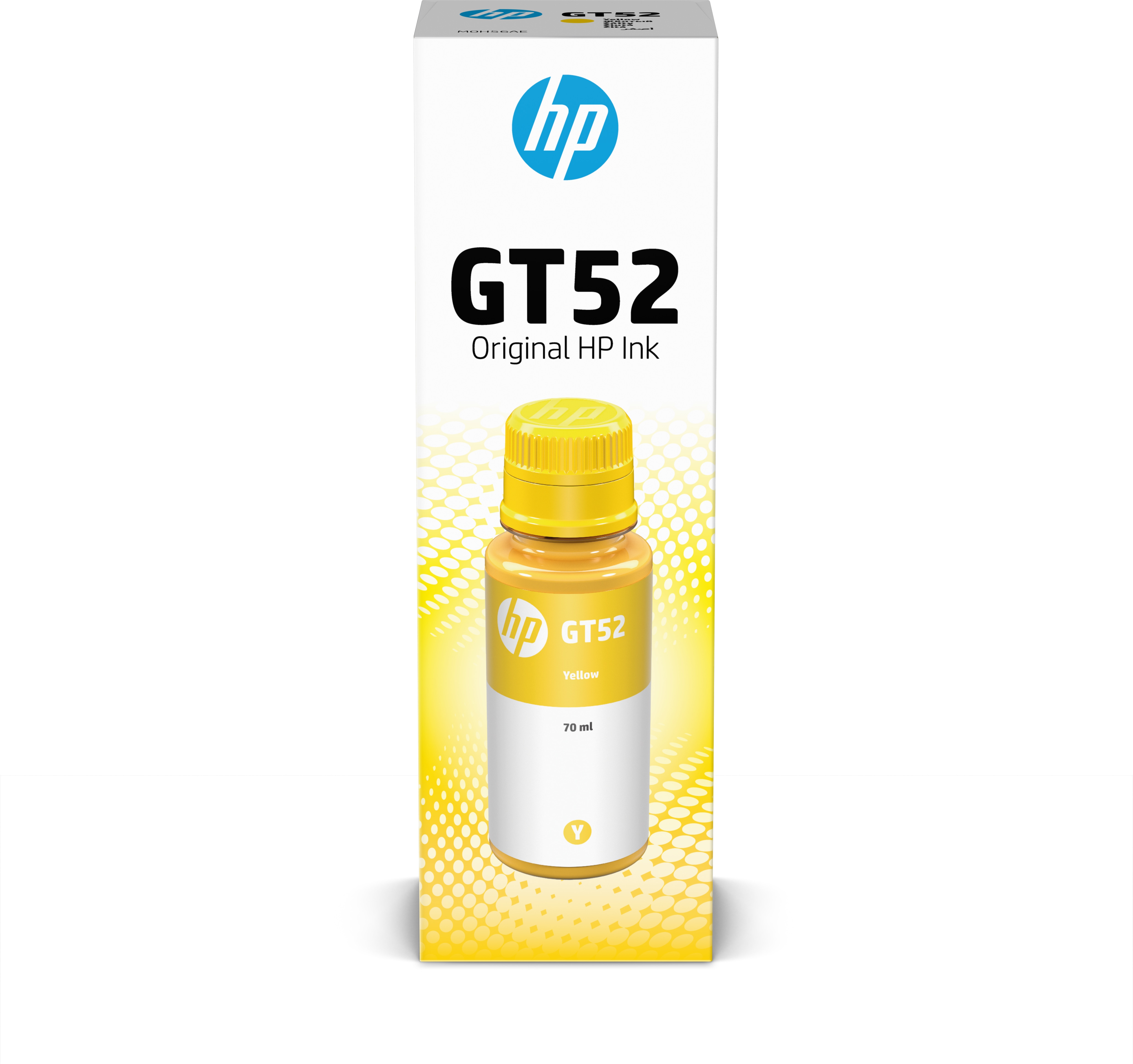 HP GT52 Yellow Ink Bottle - BOX DAMAGE - 8000 pages, for HP DeskJet GT series, Cronos