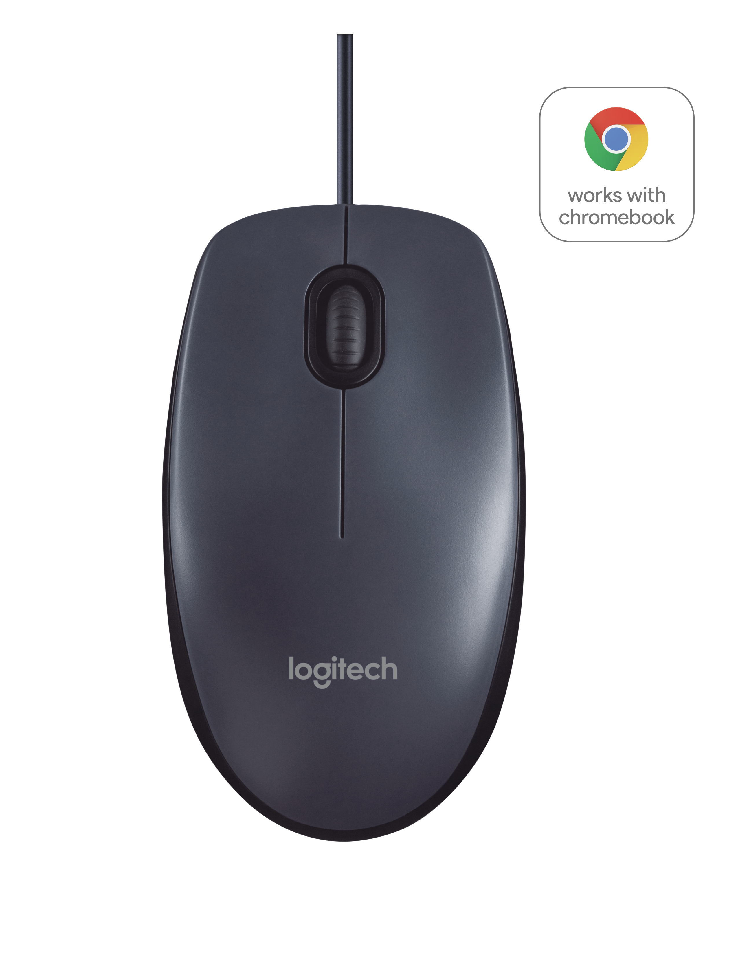 LOGITECH B100 optical Mouse black USB for Business OEM