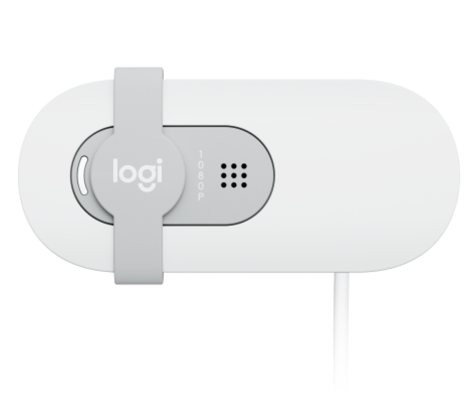 Logitech Brio 100 Full HD Webcam, 2 MP, FHD 1080p, 58°, USB, Off-White