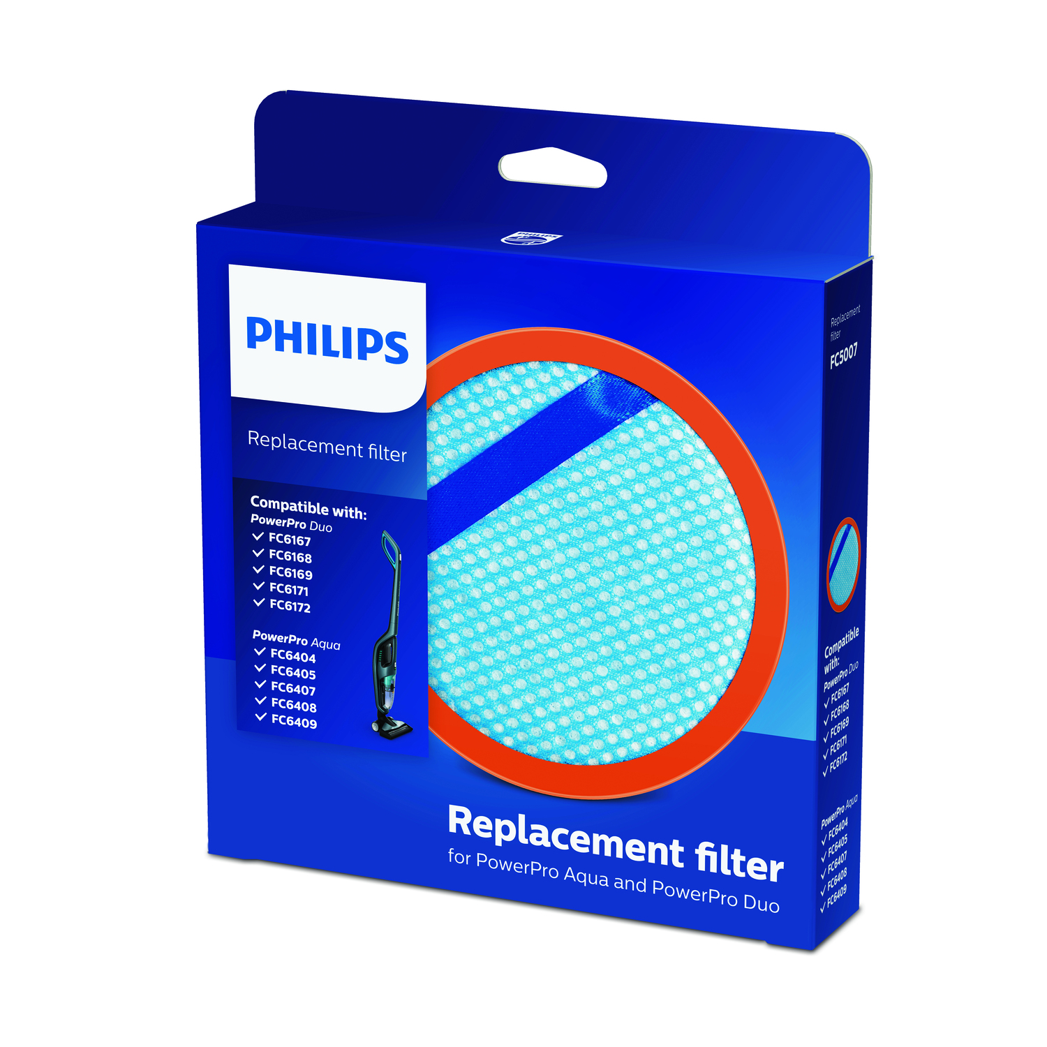 Philips Rechargeable Stick Accessory FC5007/01 1x Washable foam filter