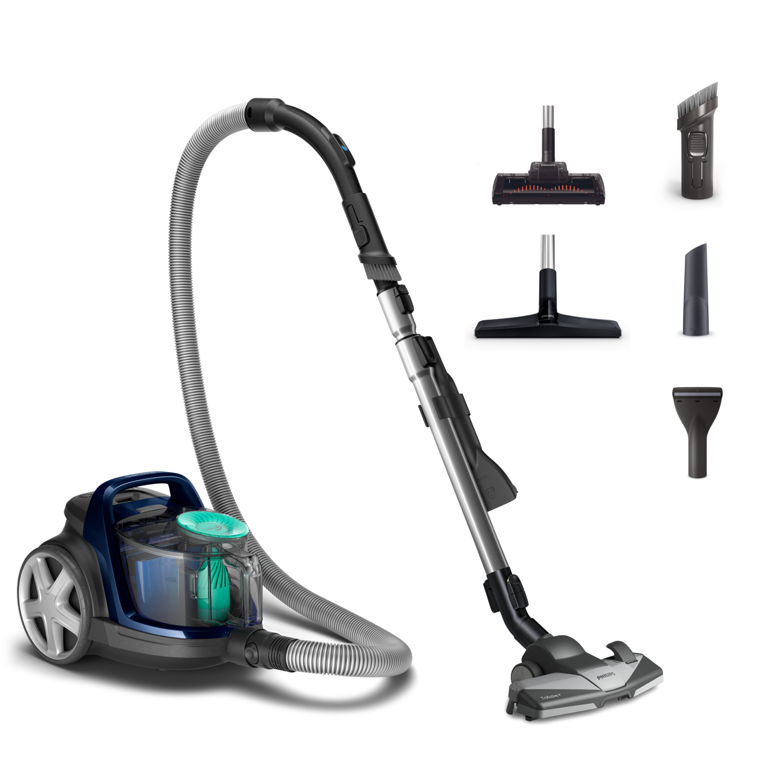 Philips 5000 Series Bagless vacuum cleaner FC9556/09, 900W, 99,9 % dust collection, PowerCyclone 7