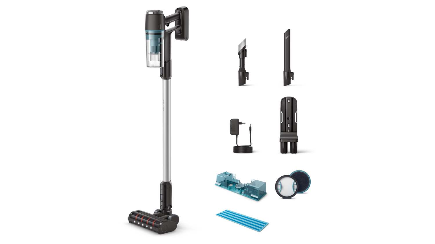 Philips 3000 Series Cordless Stick vacuum cleaner XC3133/01, Up to 60 min, 15 min of Turbo