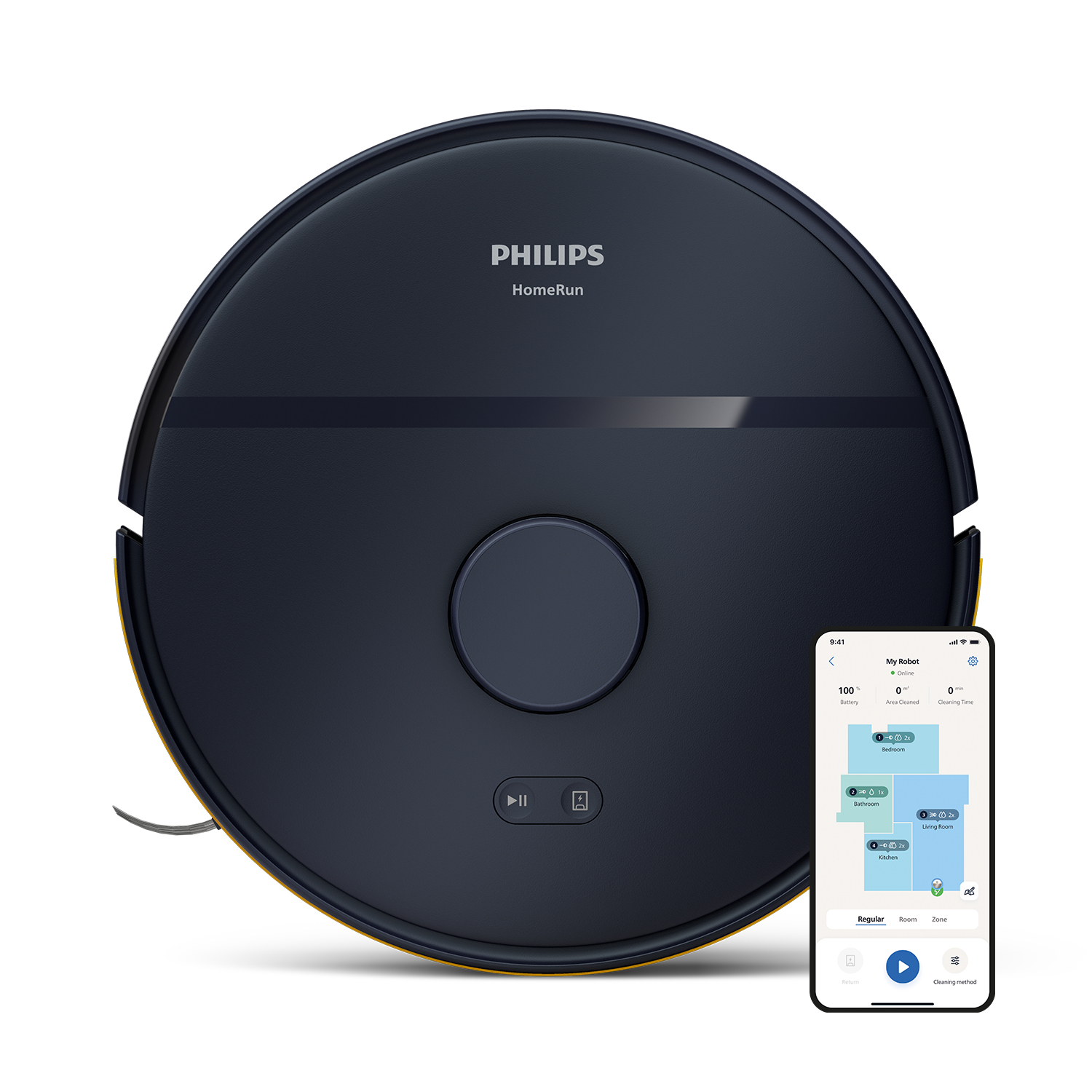 Philips HomeRun 2000 Series Aqua Wet and dry cleaning robot XU2000/10/Damaged package